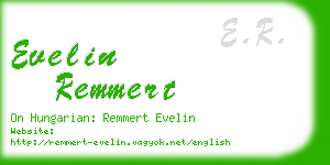 evelin remmert business card